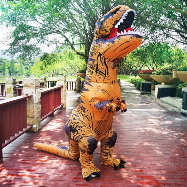 Costumes de dinosaure gonflables t rex pour adultes et enfants Costume de carnaval d halloween pour 1