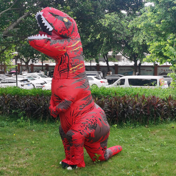 Costumes de dinosaure gonflables t rex pour adultes et enfants Costume de carnaval d halloween pour 3