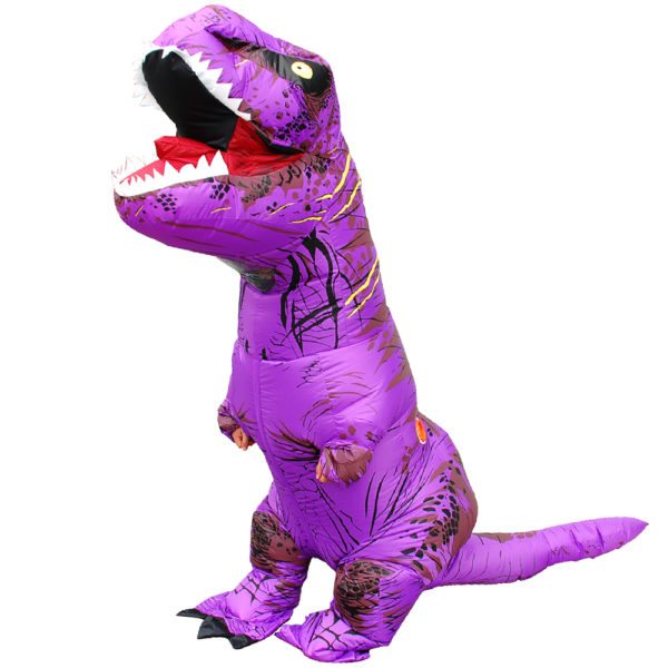 Costumes de dinosaure gonflables t rex pour adultes et enfants Costume de carnaval d halloween pour 4