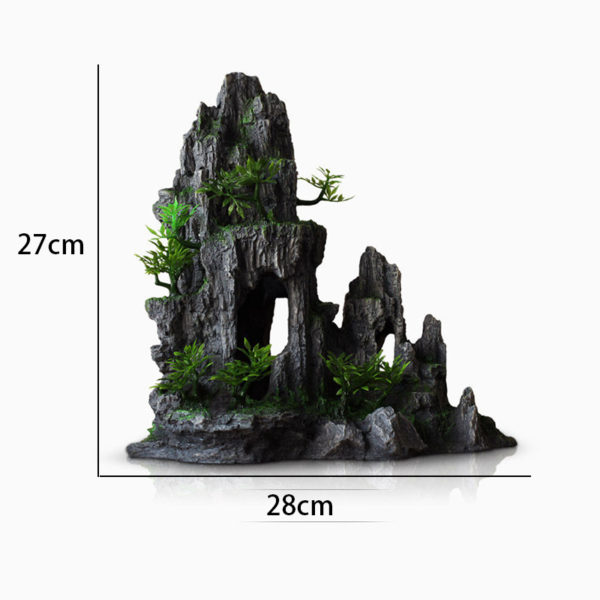 Décorations d'aquarium multi-styles, plantes rocaille, décoration et aménagement paysager d'aquarium, accessoires décoratifs d'aquarium – Image 2