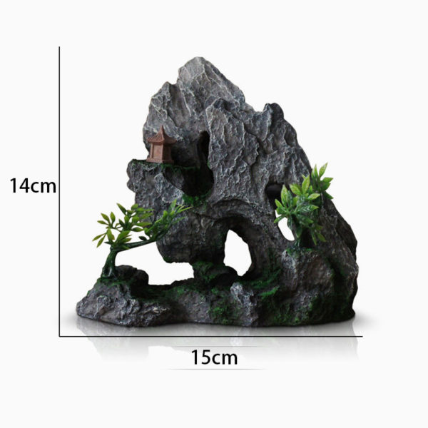 Décorations d'aquarium multi-styles, plantes rocaille, décoration et aménagement paysager d'aquarium, accessoires décoratifs d'aquarium – Image 3