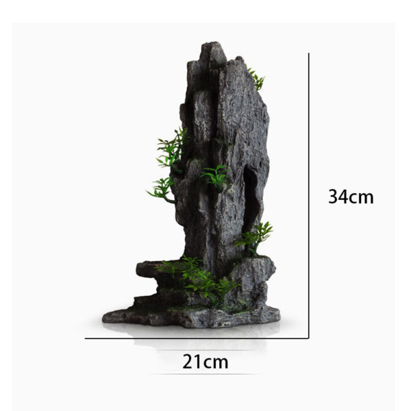 Décorations d'aquarium multi-styles, plantes rocaille, décoration et aménagement paysager d'aquarium, accessoires décoratifs d'aquarium – Image 4