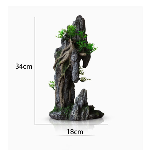 Décorations d'aquarium multi-styles, plantes rocaille, décoration et aménagement paysager d'aquarium, accessoires décoratifs d'aquarium – Image 5