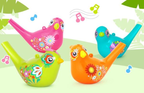 Dessin color d oiseau d eau sifflet pour le bain jouet Musical ducatif pour enfant apprentissage 2