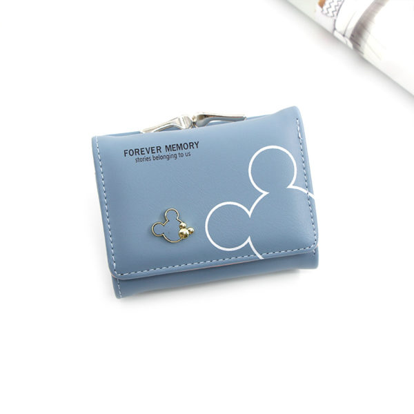 Disney portefeuille Mickey Mouse en PU pour femmes sac main tendance mignon porte monnaie de styliste 5