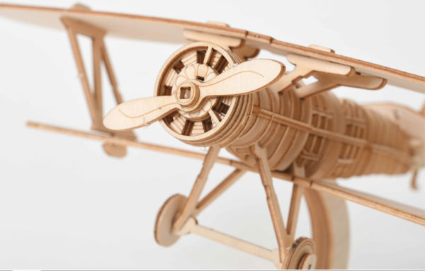 Drone deux avions horloge de voiture jouets Puzzle 3D en bois mod le assembler Kits artisanaux 1