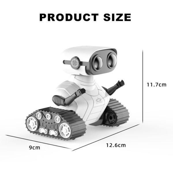 Ebo Robot Robot Rechargeable pour enfants jouet t l command avec musique et yeux LED cadeau 5