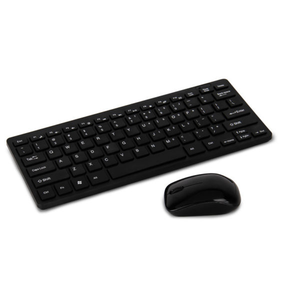 Ensemble Mini clavier et souris sans fil 2 4 ghz USB silencieux fin pour ordinateur de 3