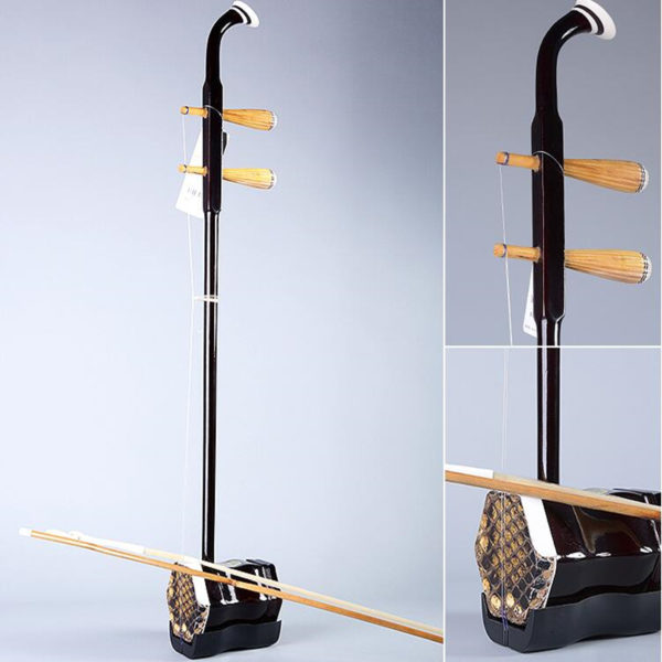 Erhu Instruments de violon deux cordes de Style chinois Urheen et accessoires avec cordes de rechange 3