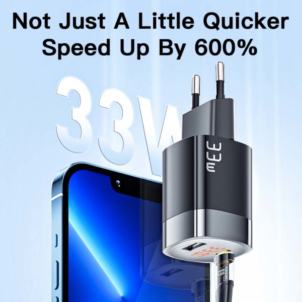 Essager 33W GaN USB C chargeur affichage num rique PD charge rapide pour iPhone 14 13 1