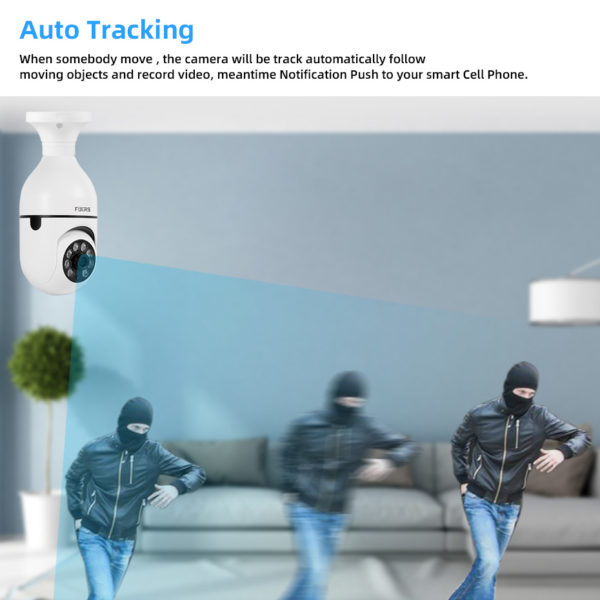 FUERS Dispositif de S curit Domestique Intelligent d Int rieur Mini Cam ra de Surveillance 3MP 2
