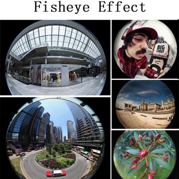 Fish Eye objectif grand Angle Macro Fisheye Zoom pour iphone 12 11 XS MAX X Kit 4