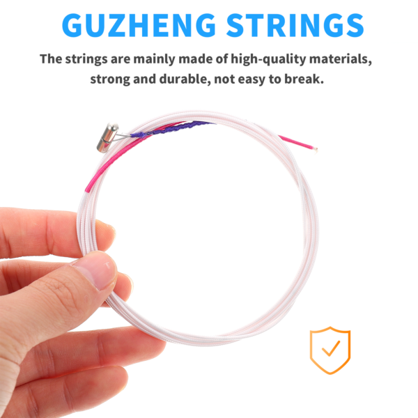 Guzheng cordes noyau en acier accessoires en Nylon nickel chinois ensemble Standard complet 21 1 1