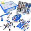 HUIQIBAO – Robot MOC de haute technologie, bloc de Construction technique, vert Compatible 2.0, jeu de briques robotisées, jouets pour enfants