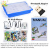 HUIQIBAO – Robot MOC de haute technologie, bloc de Construction technique, vert Compatible 2.0, jeu de briques robotisées, jouets pour enfants – Image 6