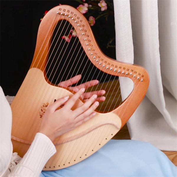Harpe Lyre 32 cordes en bois d pic a de haute qualit Instruments cordes classiques avec 2