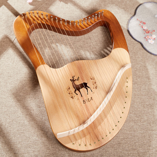 Harpe Lyre 32 cordes en bois d pic a de haute qualit Instruments cordes classiques avec 3