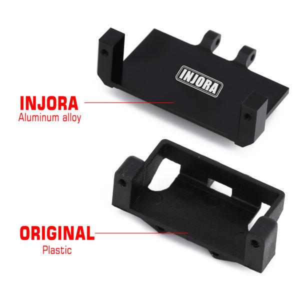 INJORA EMax ES08MA II 12g Servo à engrenage métallique analogique avec support et bras 15T pour voiture RC modèle Axial SCX24 gladiateur pièces de mise à niveau – Image 4