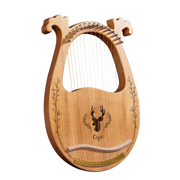 Instruments cordes avec cl de r glage bo te de r sonance en bois Lyre 16 1