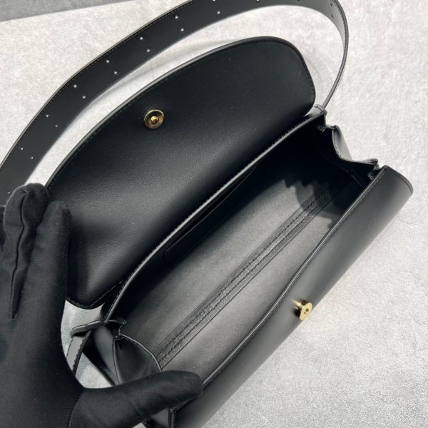 JIL – sac à main cylindre en cuir véritable, marque de luxe de styliste, bandoulière asymétrique, nouvelle collection – Image 4