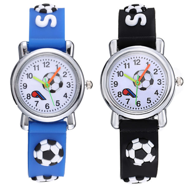 Jolie montre de Football 3D pour enfants, bracelet de Football en Silicone souple, pour garçons et filles, montre-bracelet pour bébé, horloge Relogio Infantil 2022 – Image 2