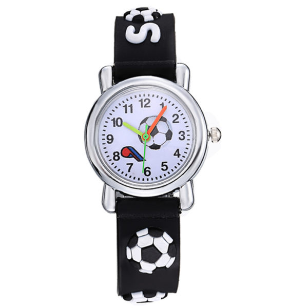 Jolie montre de Football 3D pour enfants, bracelet de Football en Silicone souple, pour garçons et filles, montre-bracelet pour bébé, horloge Relogio Infantil 2022 – Image 4