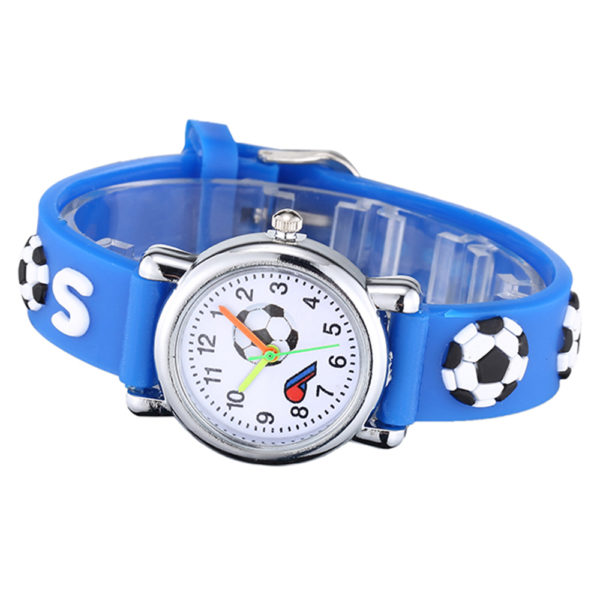Jolie montre de Football 3D pour enfants, bracelet de Football en Silicone souple, pour garçons et filles, montre-bracelet pour bébé, horloge Relogio Infantil 2022 – Image 6