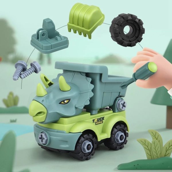 Jouet de construction pour enfants camion pelleteuse benne jouet de voiture ducatif 1
