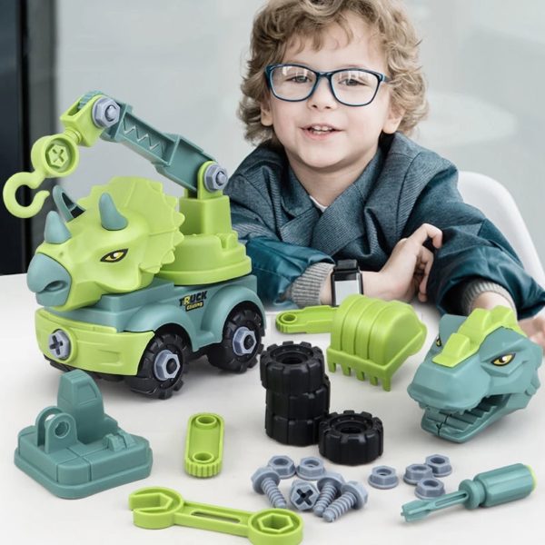 Jouet de construction pour enfants camion pelleteuse benne jouet de voiture ducatif 2