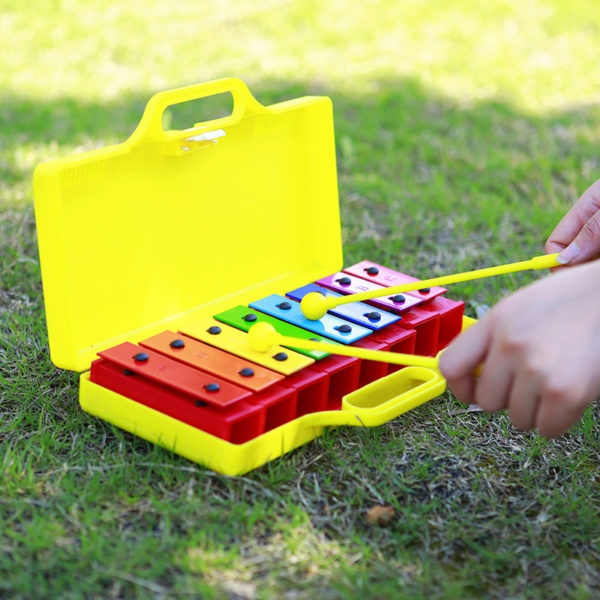 Jouet ducatif color pour enfants Xylophone 8 tons Montessori Instrument de musique apprentissage de la Percussion 2