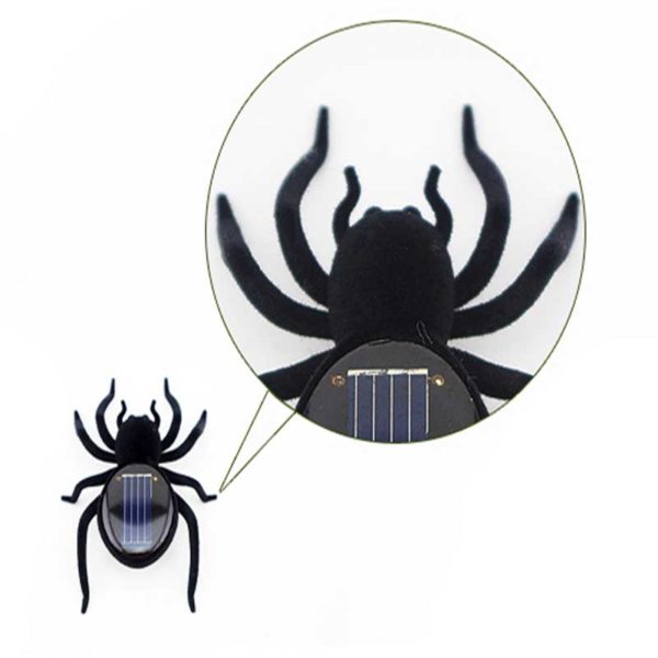 Jouet en plastique à énergie solaire pour enfants, robot à énergie solaire, fourmi, cafard, tortue, crabe, papillon, insecte, cadeau – Image 3