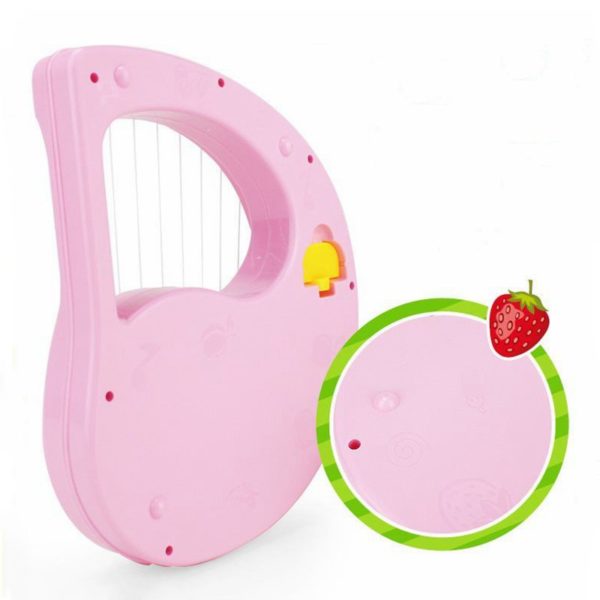 Jouets harpe Lyre pour enfants Mini cordes portables en plastique pour d butants Instruments de musique 3