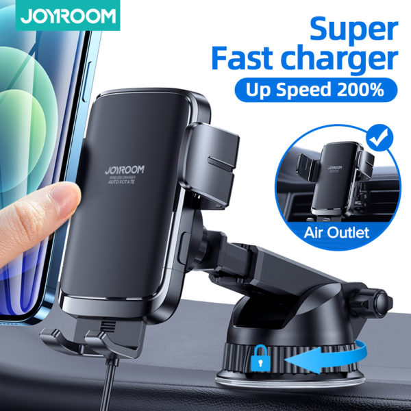 Joyroom Support de t l phone de voiture 15W chargeur sans fil pour tableau de bord