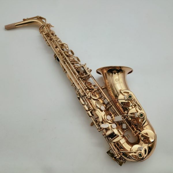Jupiter Saxophone Alto Eb Instrument de musique en laiton laqu e flat avec tui accessoires nouvelle 5
