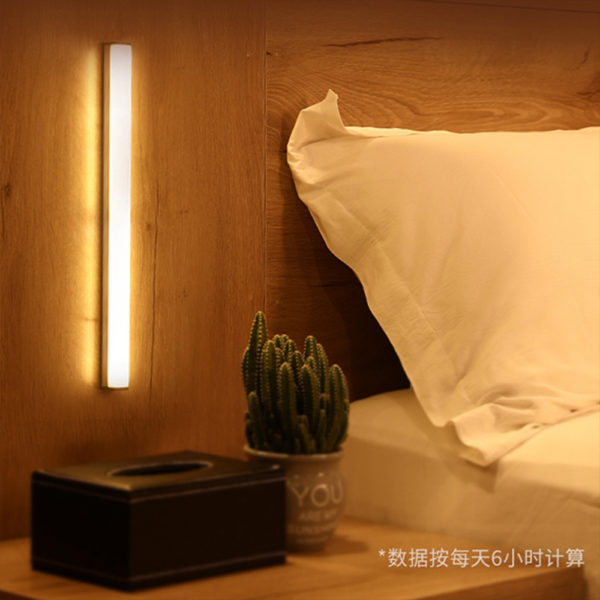 Lampe LED sans fil avec capteur de mouvement PIR, rechargeable par USB, idéal pour une cuisine, un placard, un couloir ou des escaliers, 21/30cm – Image 5