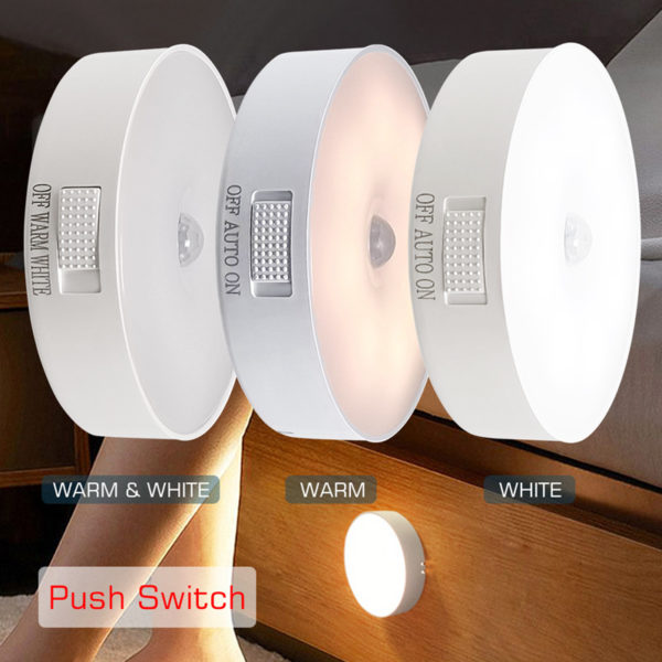 Lampe LED sans fil avec d tecteur de mouvement Rechargeable par USB id ale pour une 1