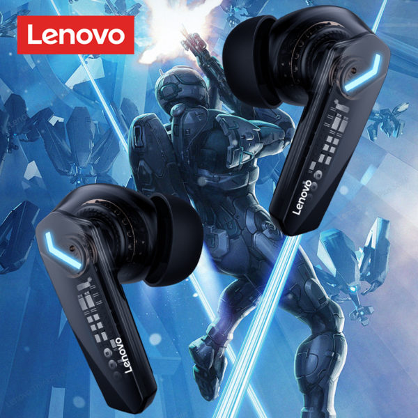 Lenovo couteurs sans Fil Casque D coute Bluetooth Oreillettes Faible Latence Appel HD Double Mode Casque 5