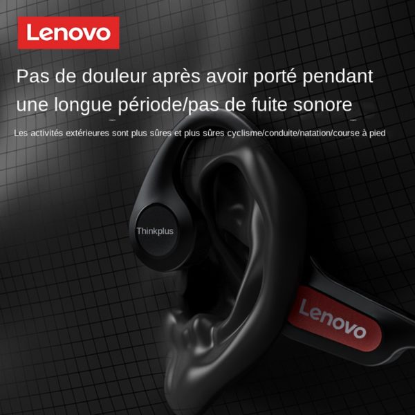 Lenovo couteurs sans fil Bluetooth X3 Pro TWS oreillettes Conduction osseuse casque d coute pour la 5