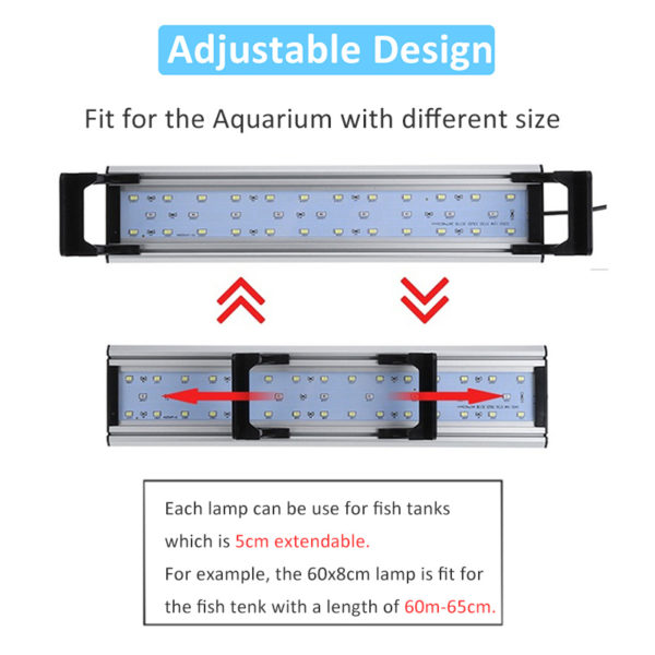 Lumi re LED d aquarium avec minuterie tanche clairage Led pour Aquarium plantes d int rieur 4