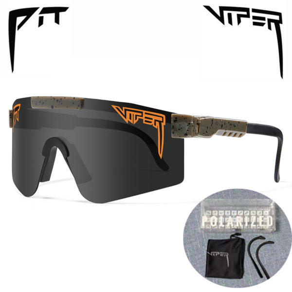 Lunettes de soleil polarisées de cyclisme UV400, sport d'extérieur, mode vélo, lunettes vtt avec étui