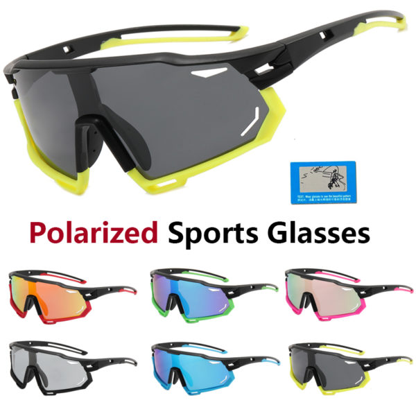 Lunettes de sport polarisées photochromiques pour hommes et femmes, vtt, cyclisme, UV400, lunettes de soleil, lunettes de route, lunettes de vélo