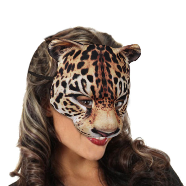 Masque 3D l effigie des animaux pour Halloween demi visage tigre cochon d guisement de carnaval 2