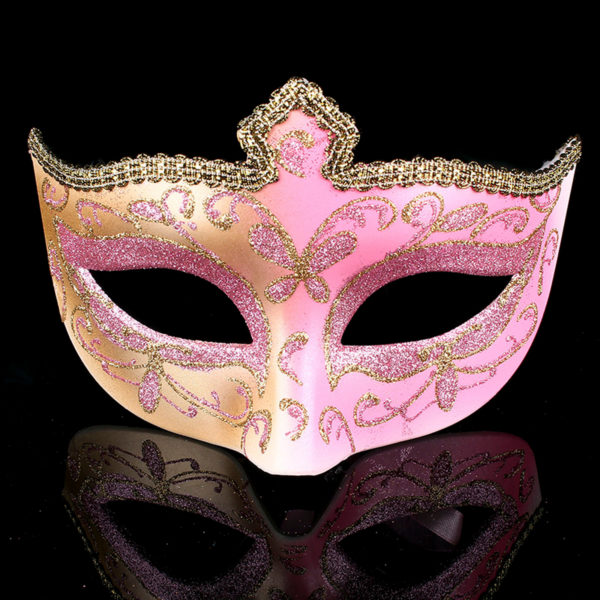 Masque de mascarade Vintage pour hommes et femmes demi masque v nitien carreaux pour f te 2