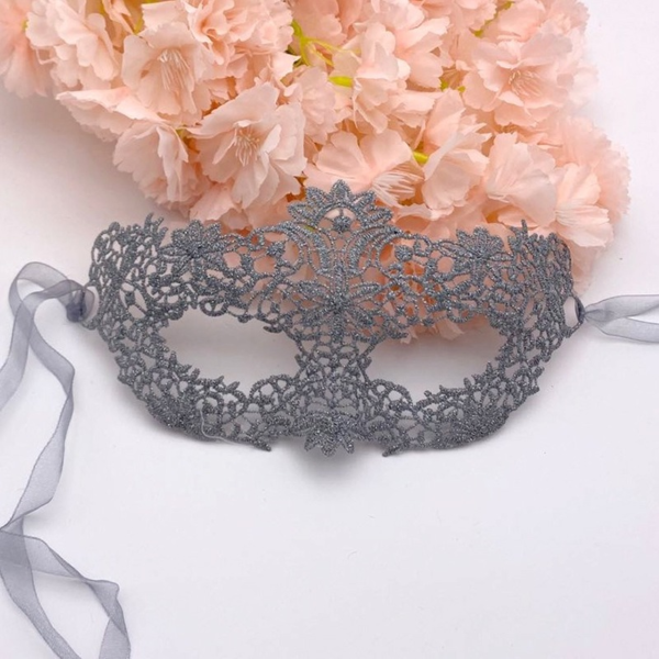 Masque de protection en dentelle pour femmes masque de princesse accessoires de bal Costume de discoth 1