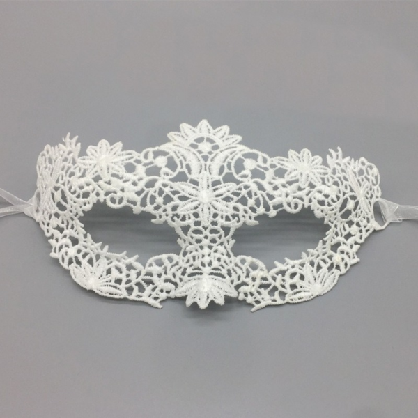 Masque de protection en dentelle pour femmes masque de princesse accessoires de bal Costume de discoth 5