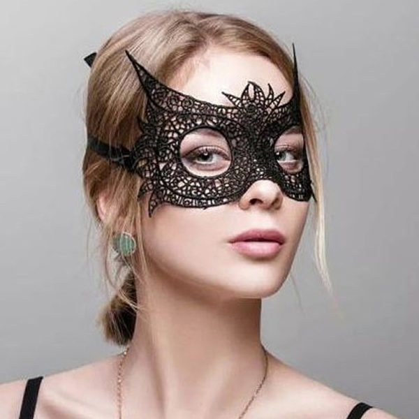 Masque de visage en dentelle creuse pour femmes Cosplay Sexy accessoires de f te de bal 2