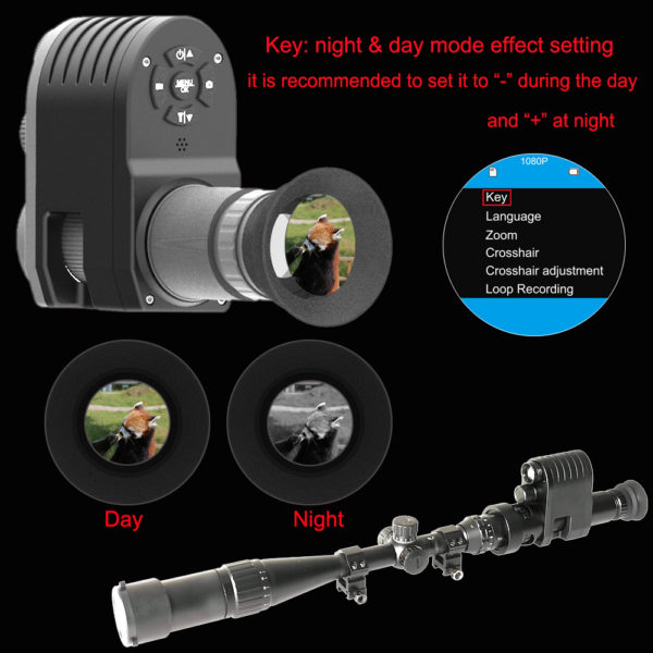Megaorei cam ra de chasse HD 1080p 4 Vision nocturne cam scope Portable port e arri 4