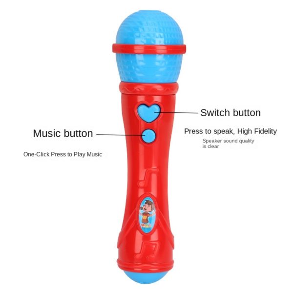 Microphone de Simulation en plastique amplificateur de son jouet d veil pr coce karaok chant musique 3