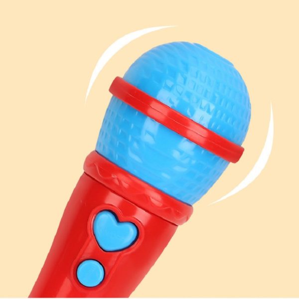 Microphone en plastique pour enfants amplificateur de son jouet ducation pr coce illumination karaok chant musique 3