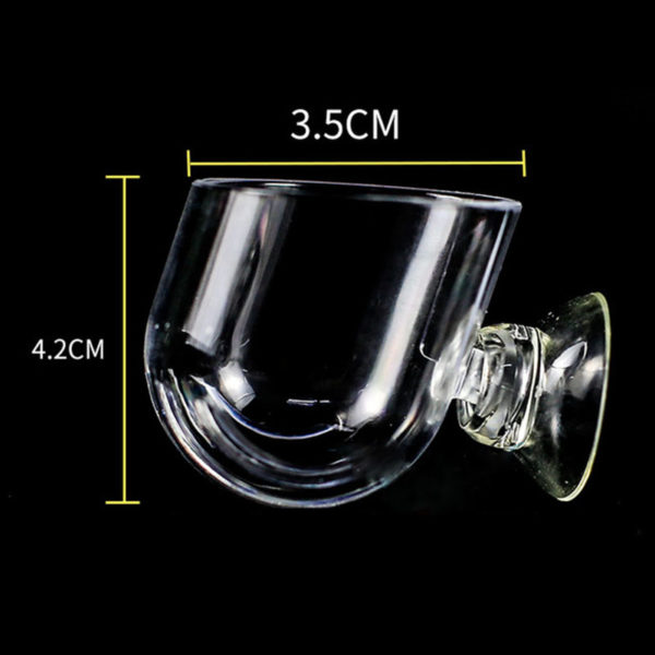 Mini Pot en verre acrylique cristal d coration d aquarium suspendu cylindre de plantation d eau 3